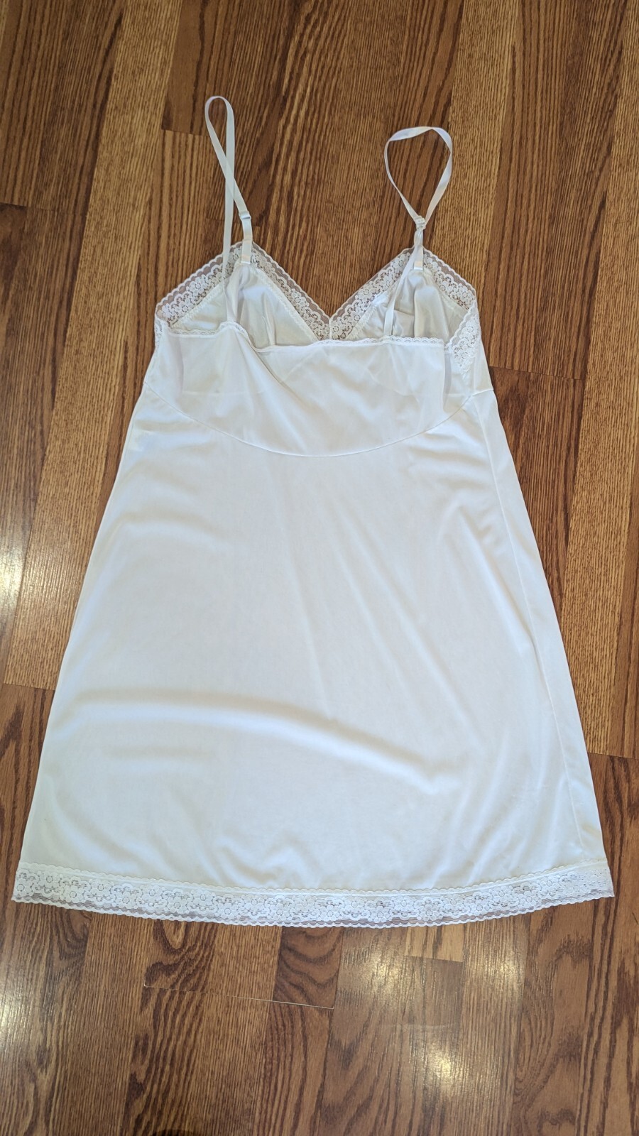 Vintage Vanity Fair Ivory Full Slip Lace Edge Style #10-103 Sz 36 M Perfect!