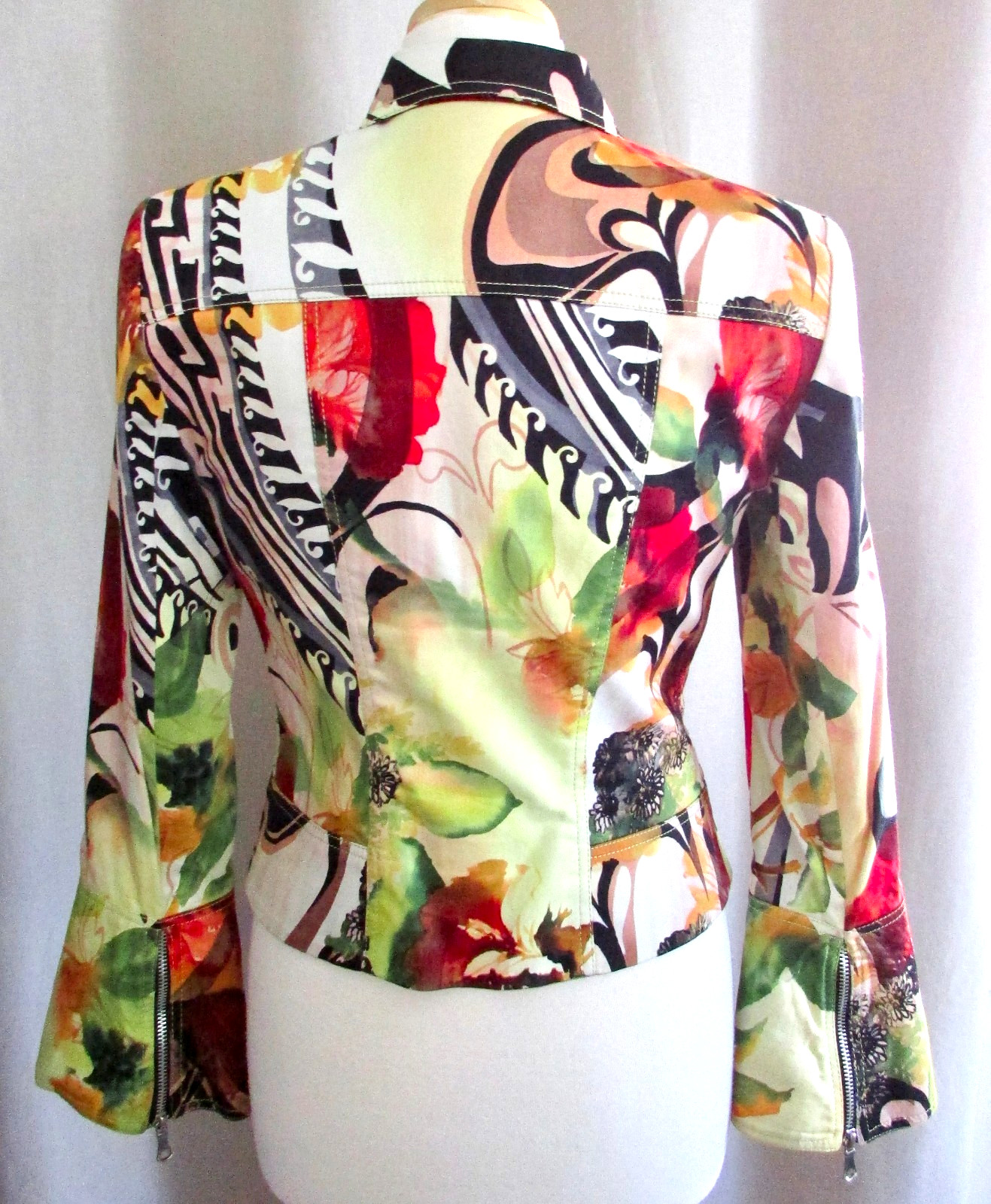 Vintage Y2K ALBERTO MAKALI Jacket Multi Color 6- RARE