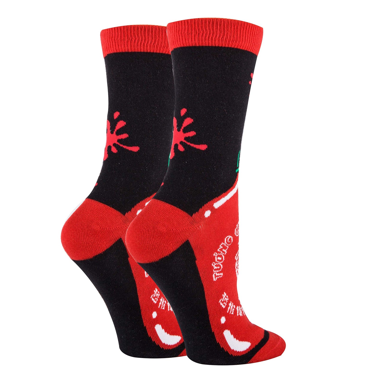 Oooh Yeah Women’s Crew Funny Novelty Socks Awesome Sauce 5-10,
