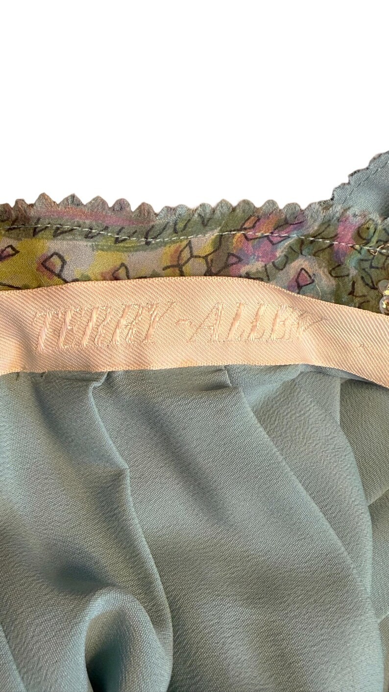 1960s Terry Allen Dress / 1960s Party Dress / 1960s Cocktail Dress / Size Large