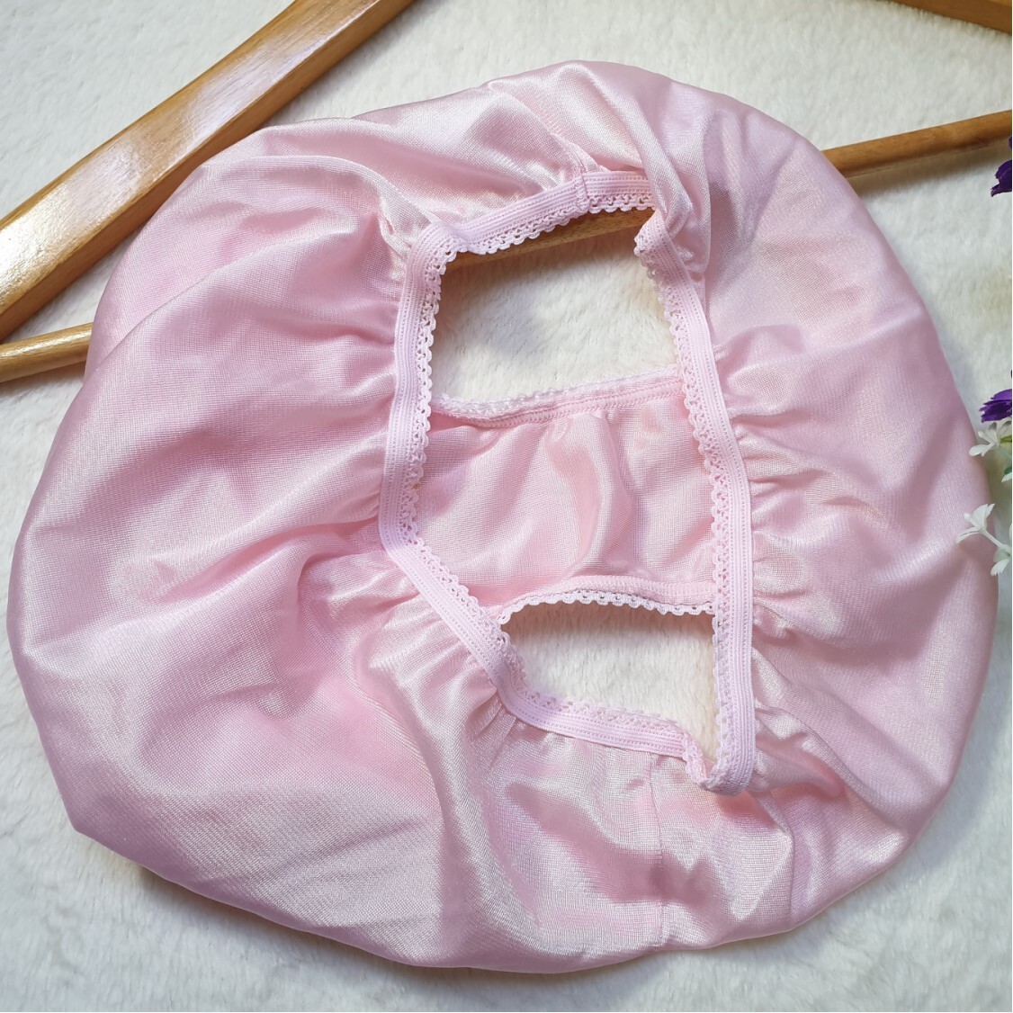6 Pair Vintage Silky Panties 100% Nylon Sissy Sheer Briefs Size 6-7 Hip 35-39″