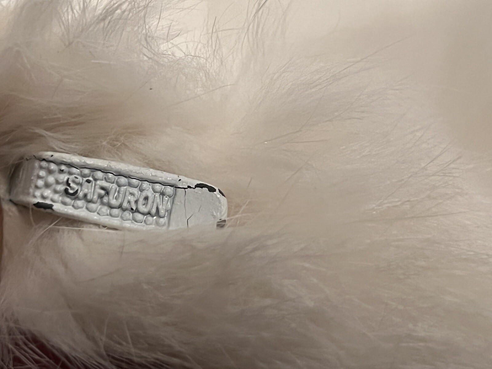 EUC🔥 Safuron Natural Rabbit Fur From France Made in Hong Kong Size L Women’s