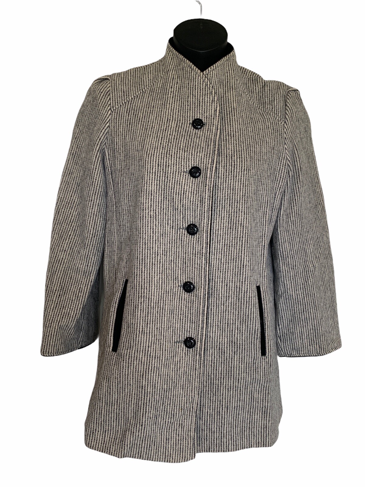 Vintage Wellington Fashions Women’s Heavy Wool Pea Coat Medium See Measurements