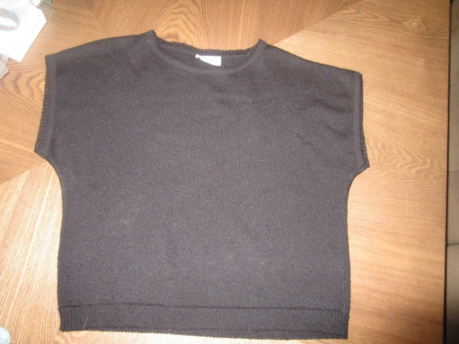 Vintage Ladies Black Koret Sweater size 29 in GREAT Shape Union ILGWU Made Desig