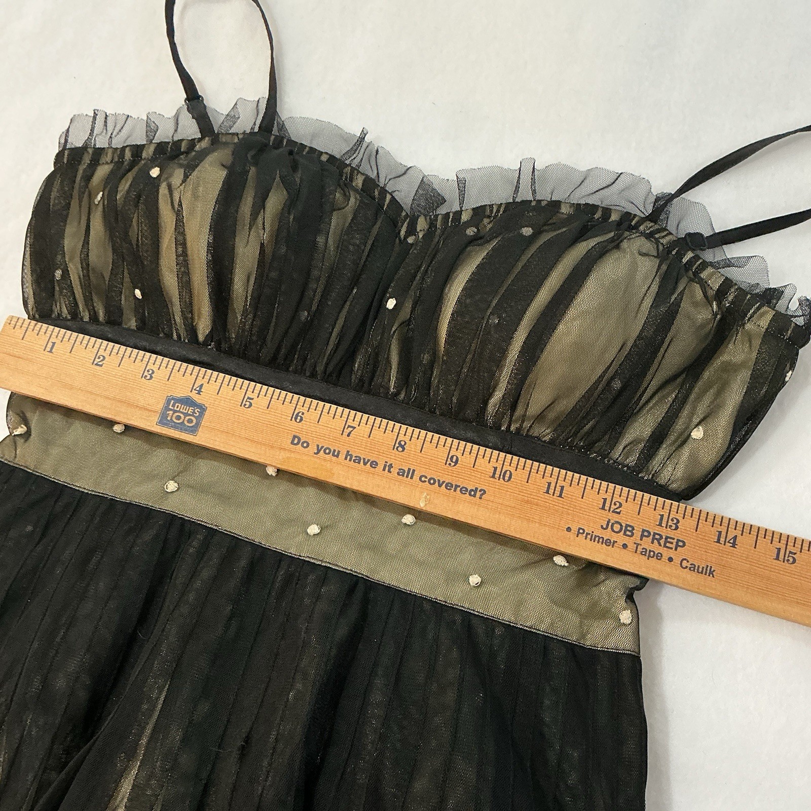Vintage Scala Black Illusion Dress S Whimsygoth Homecoming Fall Wedding Art Deco