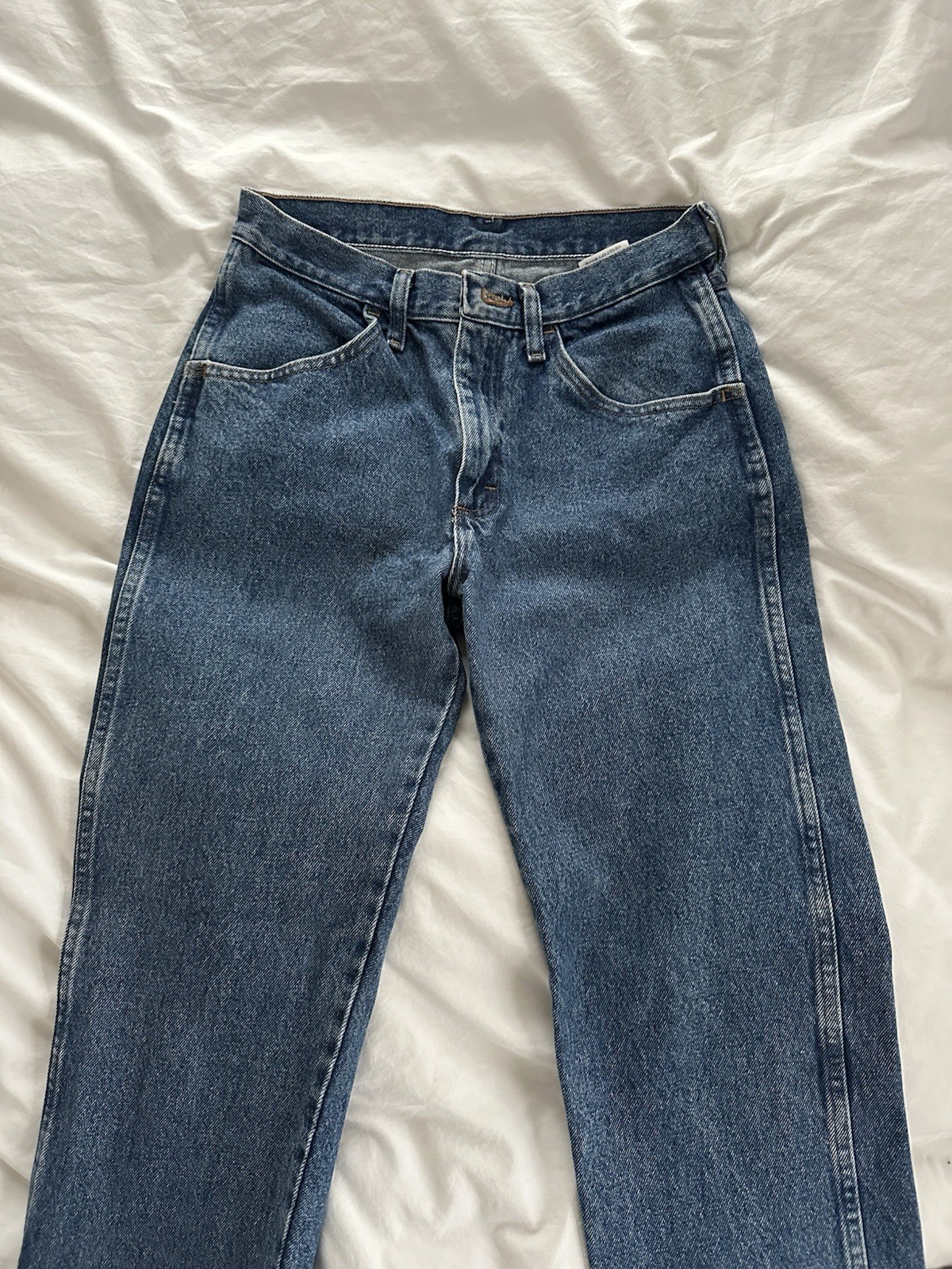 Rustler Vintage High Waist 90s StraightJeans Medium Wash 25 Waist
