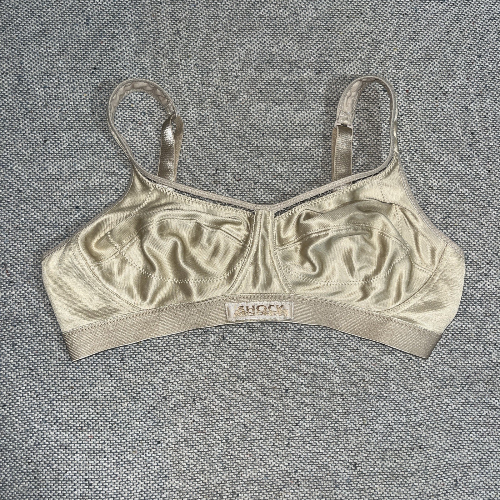 Shock Absorber 36B Champagne Support No Wire Free Sports Bra New
