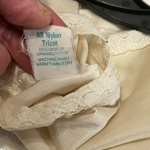 Greenco Maid Vintage Camisole Size 7 L Lace Accents Very Good Condition Read