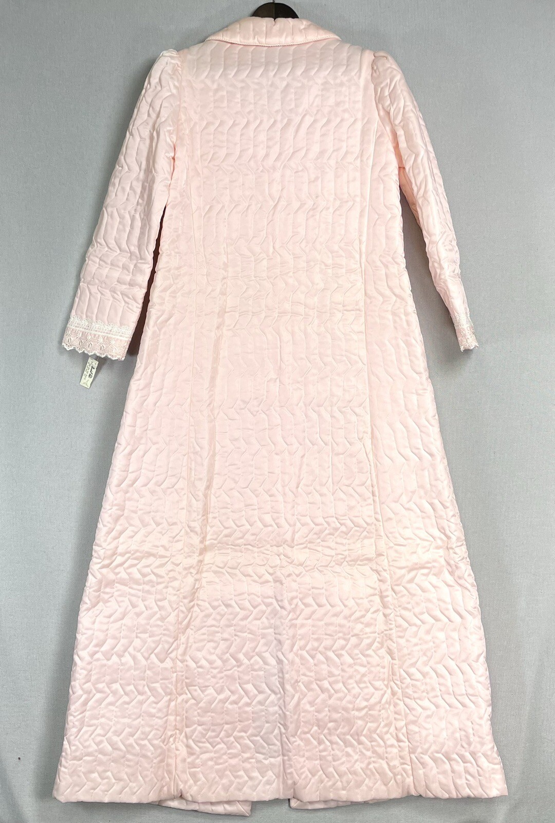 VINTAGE Christian Dior Lingerie Satin Lace Quilted Robe House Coat Sissy NOS!