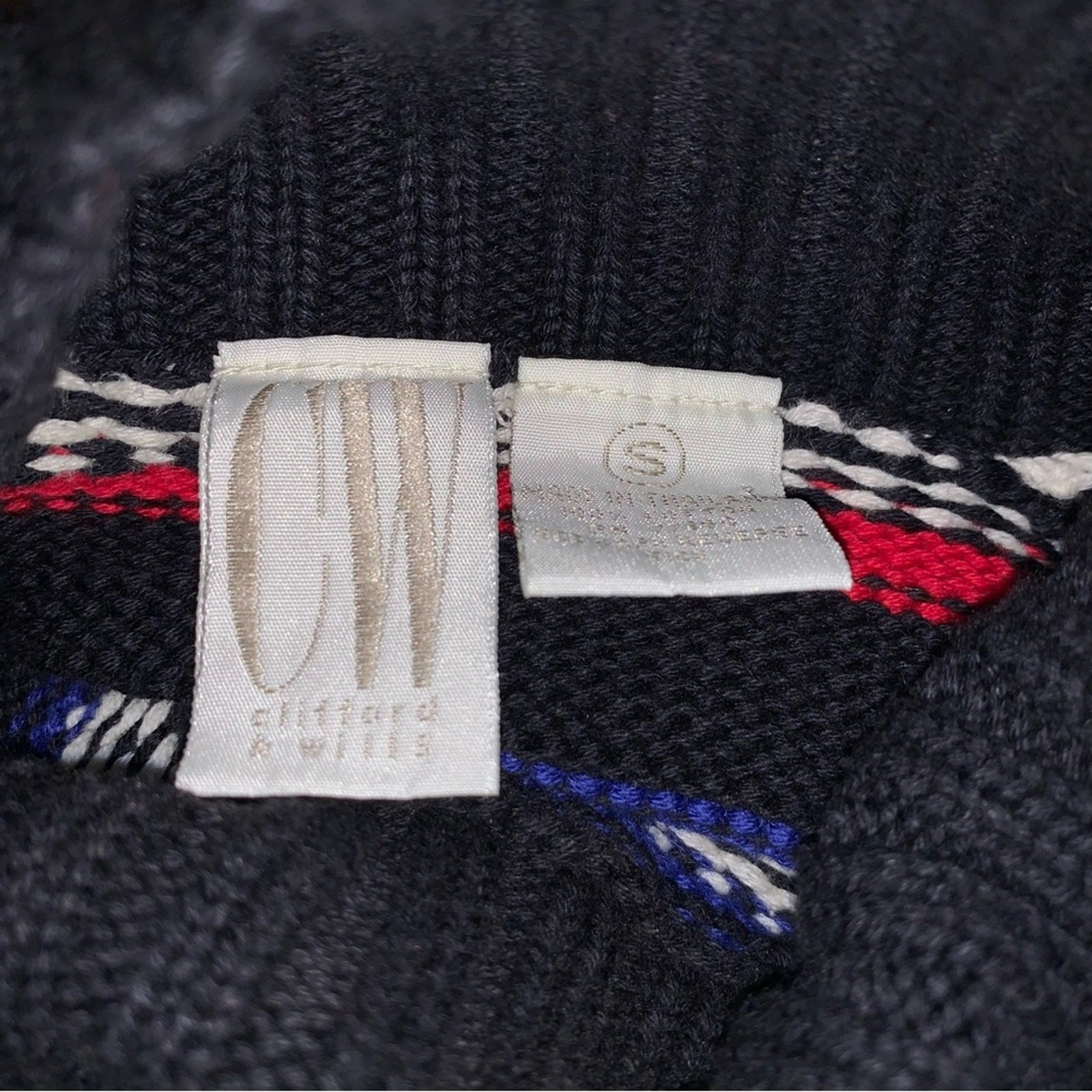 CW Clifford &Wills Vintage 90’s Mock Neck Sweater size small