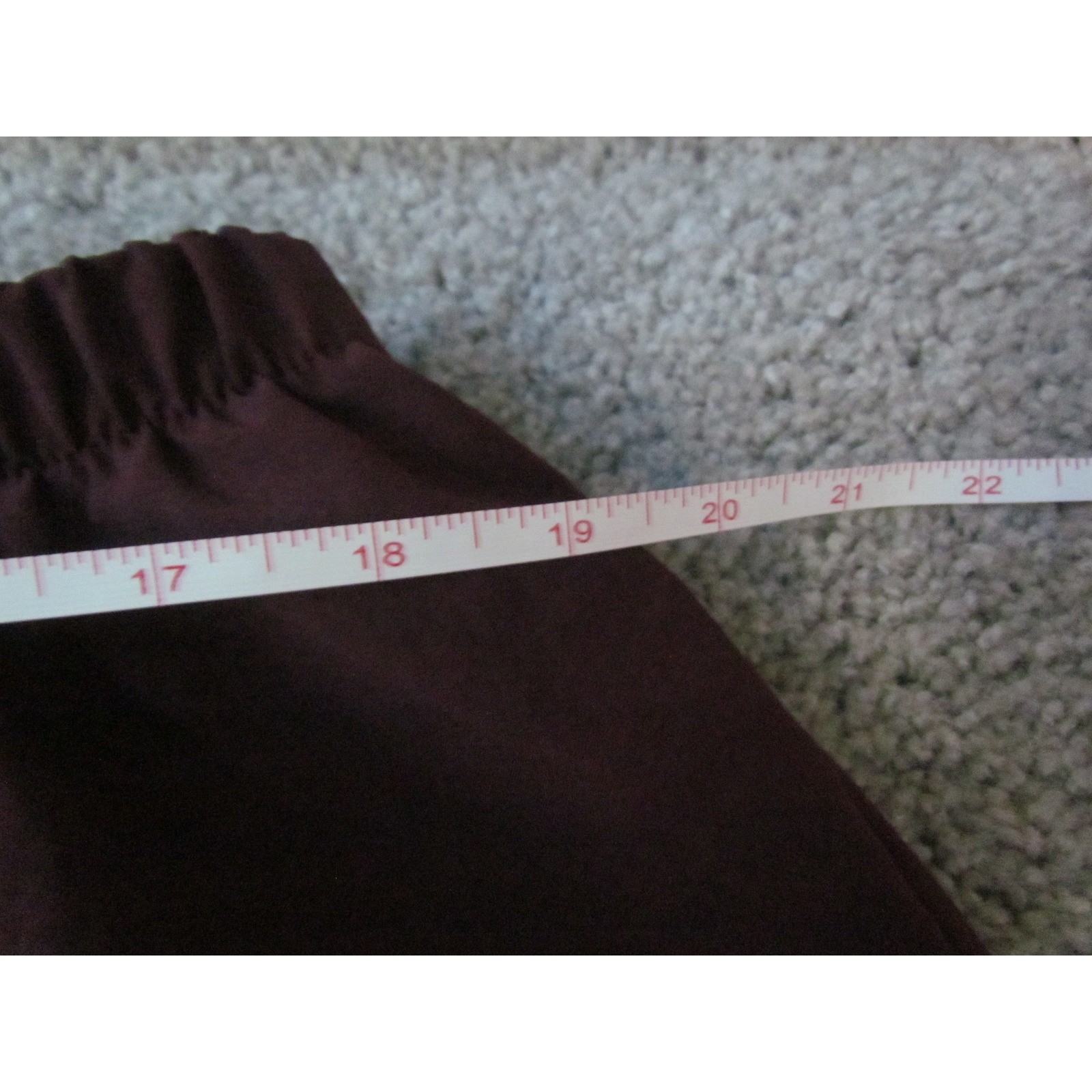 Silver Threads Ltd. Pants 2X Brown Vintage Elastic Waist Straight Leg USA