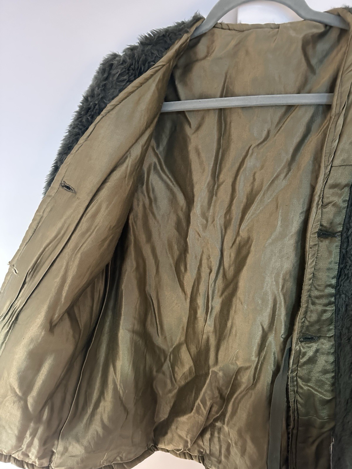 Vintage Reversible Military Liner Jacket