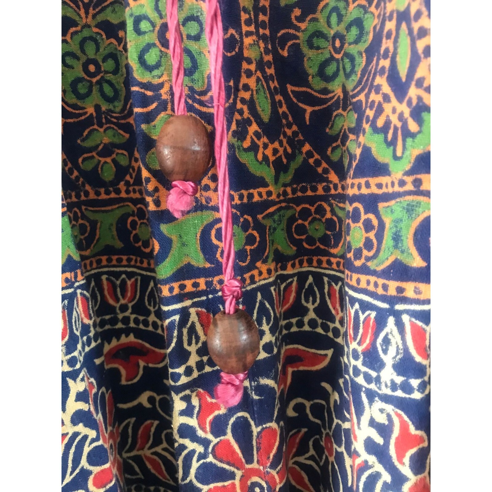 Banjara Tribal Skirt Handmade & Hand Dyed Tie Waist Made In India One Size