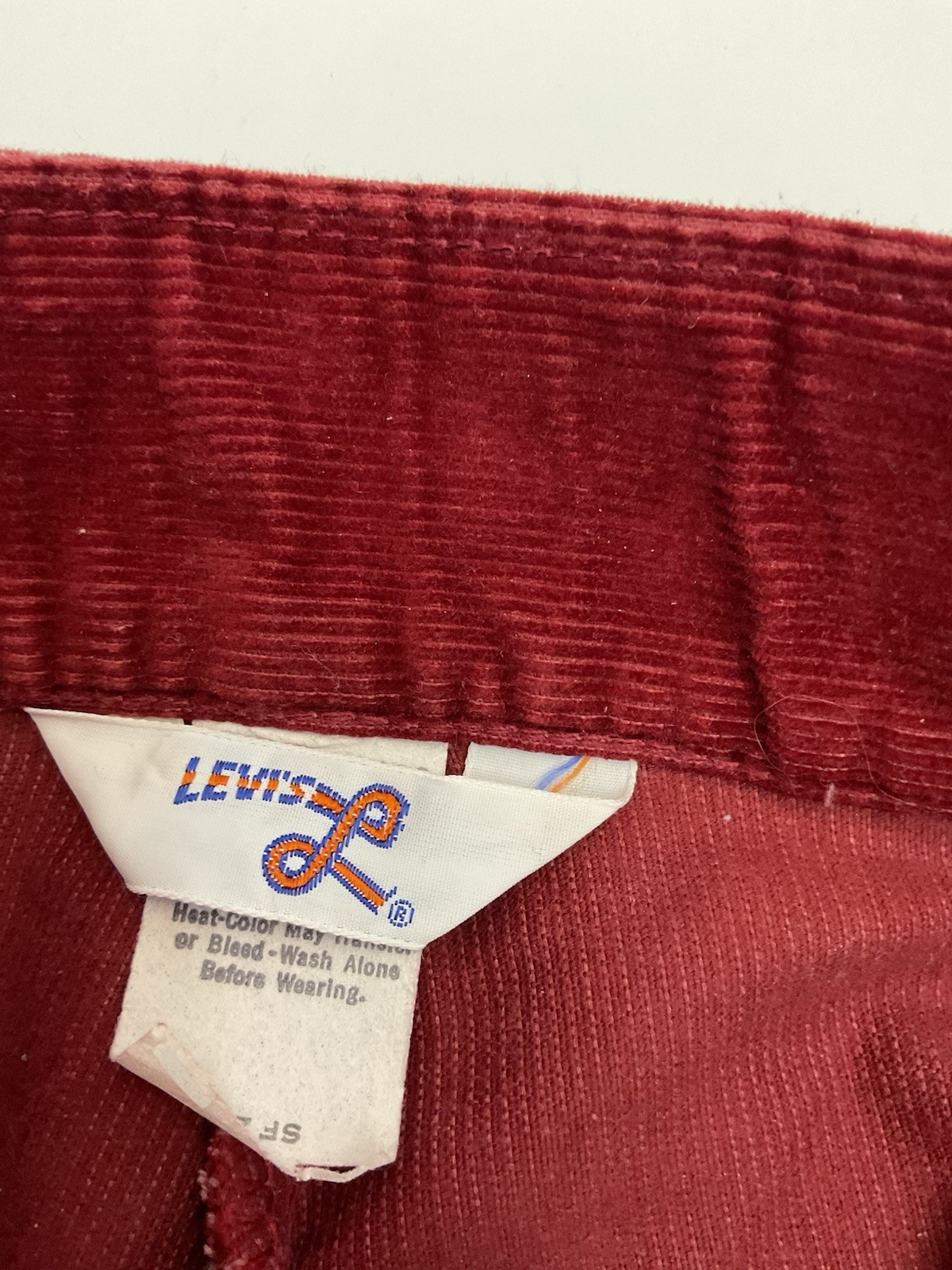 Rare Vintage 1970s Levi’s Corduroy Red Women’s 3 Piece Suit
