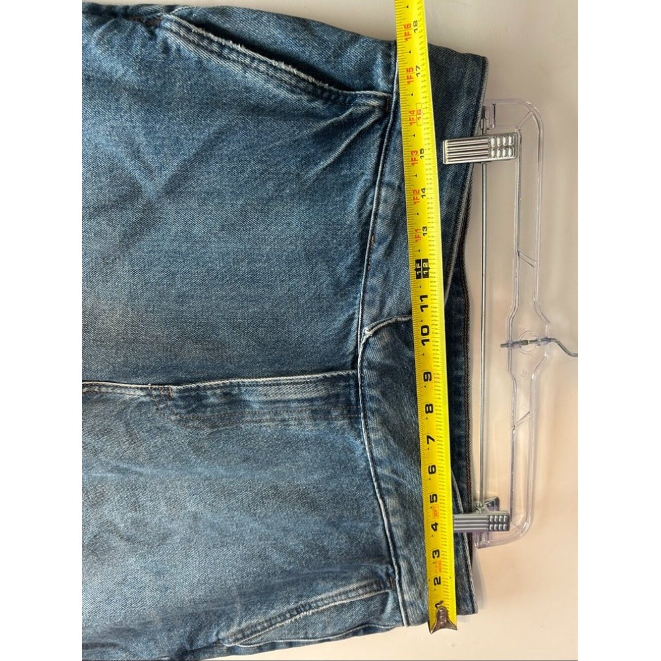 Express Wide Leg Jeans 14R High Rise Blue Denim 90s Retro Casual Model Off Duty