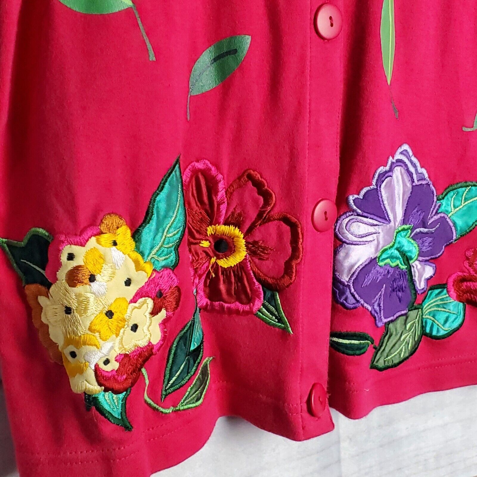 Marissa Christina Vintage Blouse Size Large Pink Floral 90s Boho Cottage Preppy