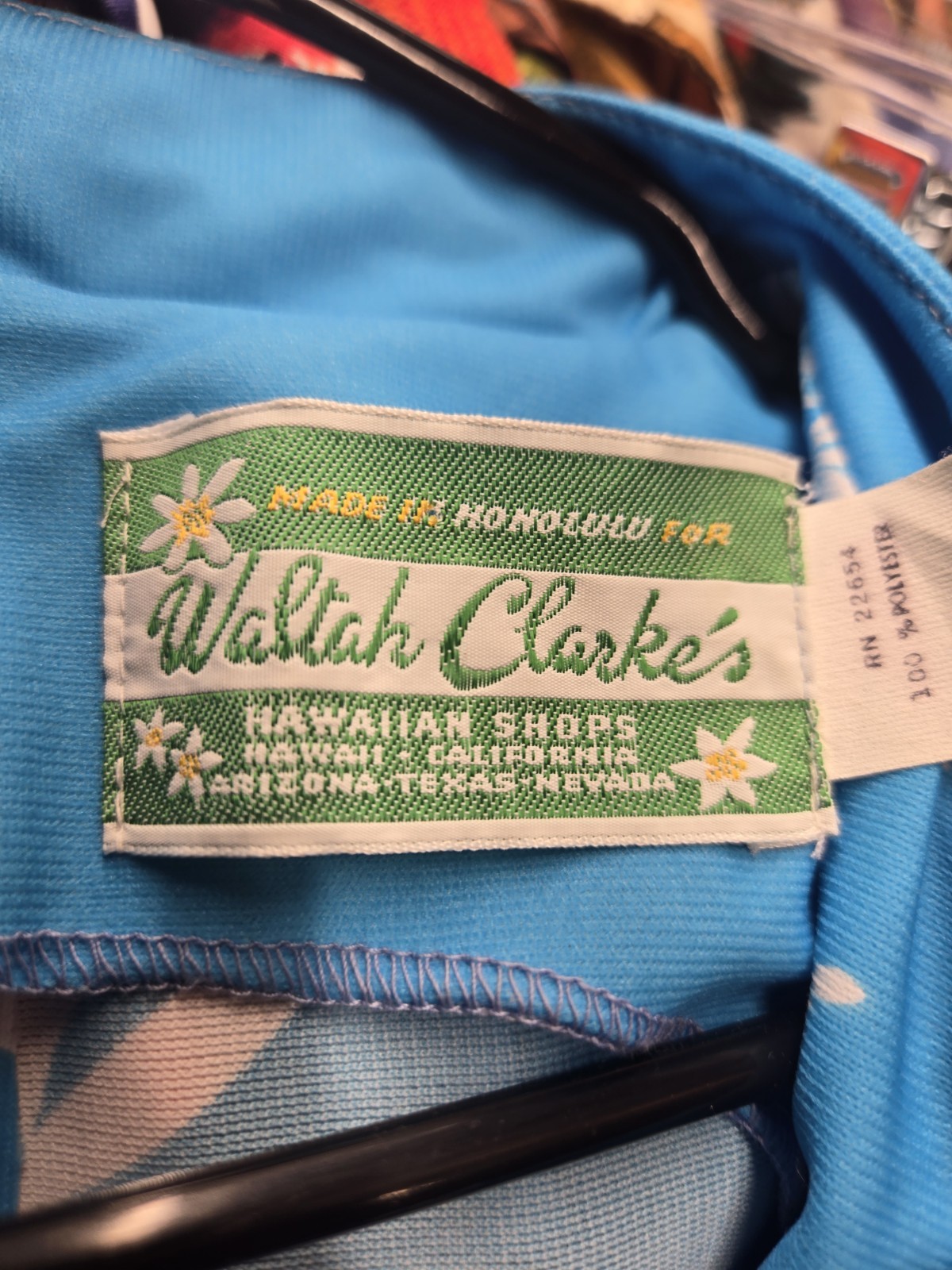 Vintage Waltah Clarke’s Hawaiian Aloha Dress w1054