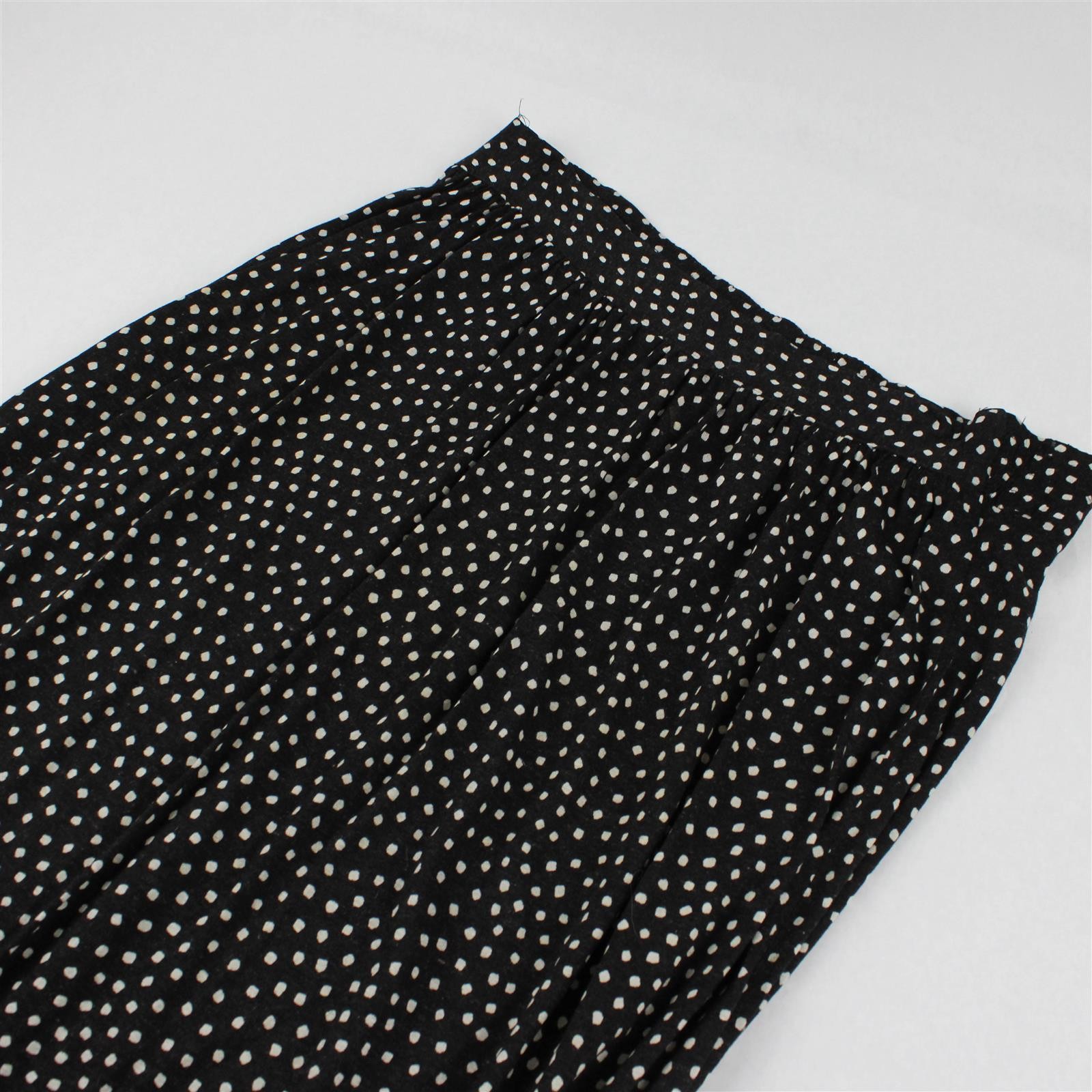 VTG Marsha Brander Componix Women’s S Black & White Maxi Skirt