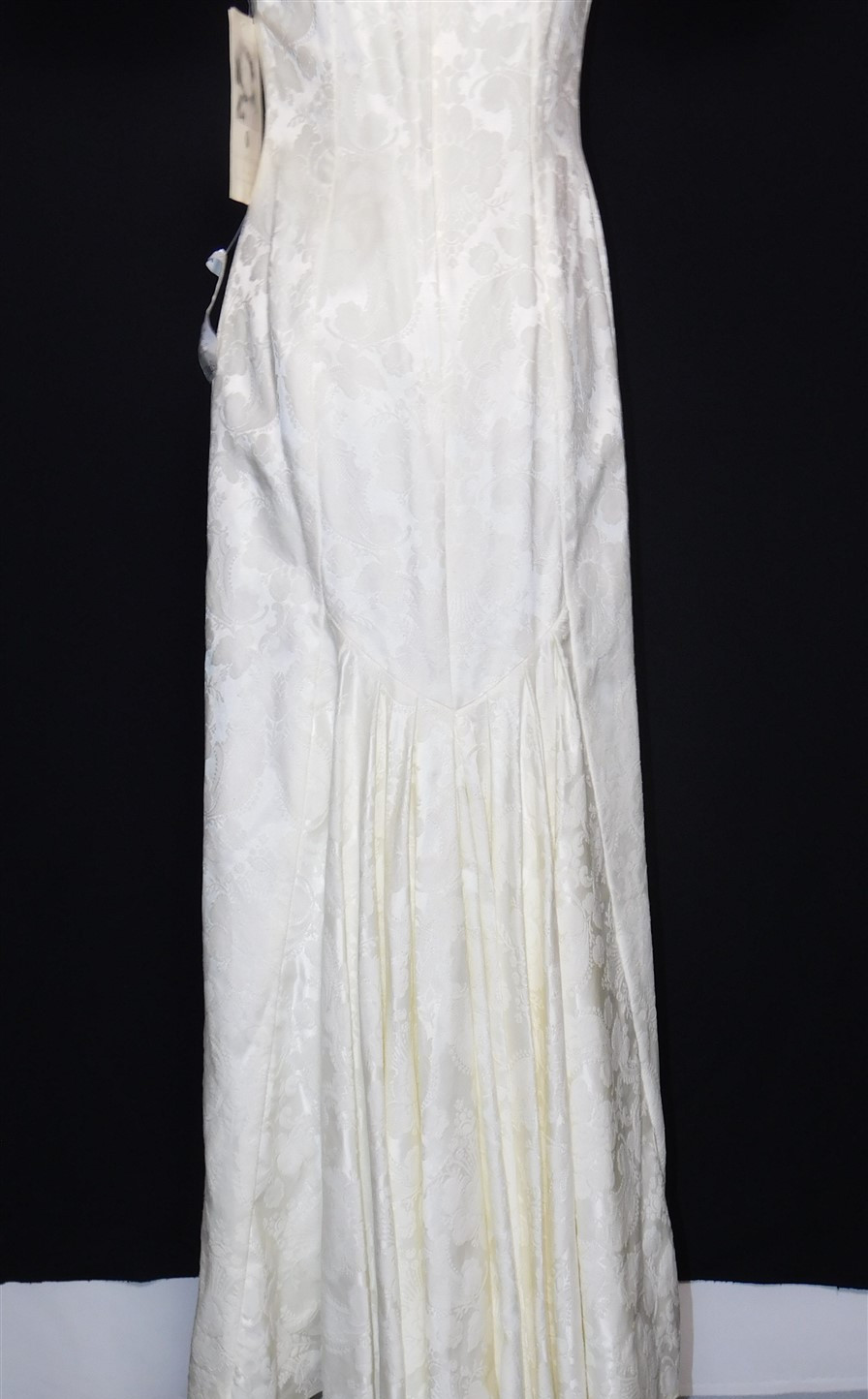 NWT 1980s Vintage JESSICA McClintock Ivory Beaded Baroque Wedding Dress Sz 10