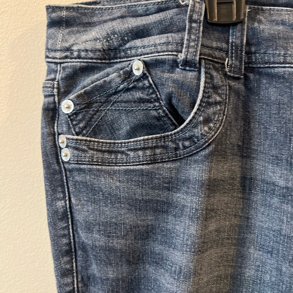 Torrid Boot Cut Jeans Women 22 Blue Contrast Stitching Vintage Tag Denim Plus