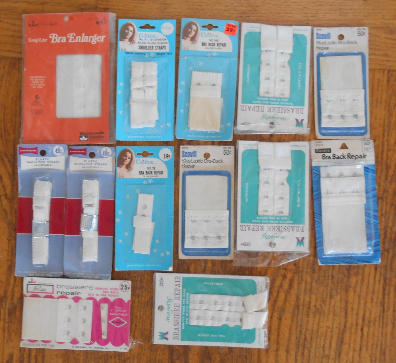 13 Vintage bra repair kits new in package Sewing crafts Elastic