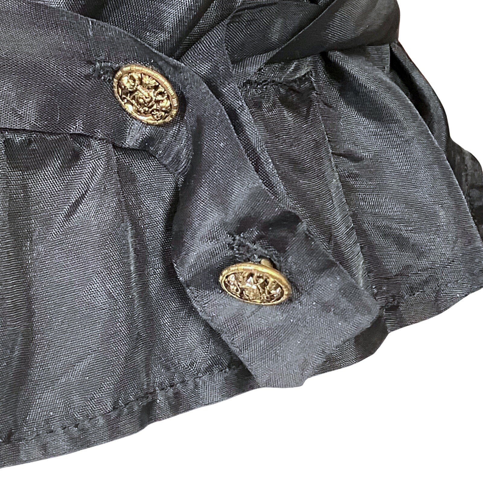 Vintage 80s Leopard Cheetah Cropped Satin Vest Brass Buttons. Retro Funky. S/M.