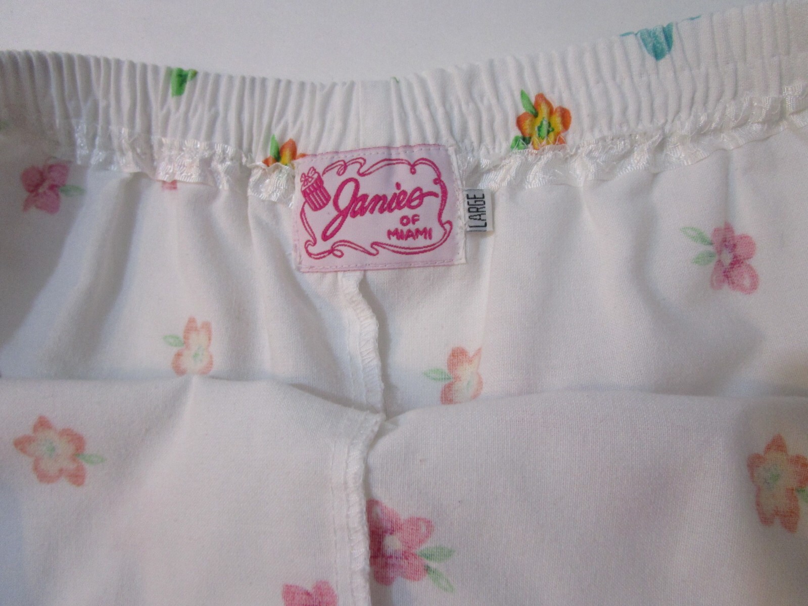 XL Vintage 60s Short Skirt Athleisure Tennis Golf Floral Checks