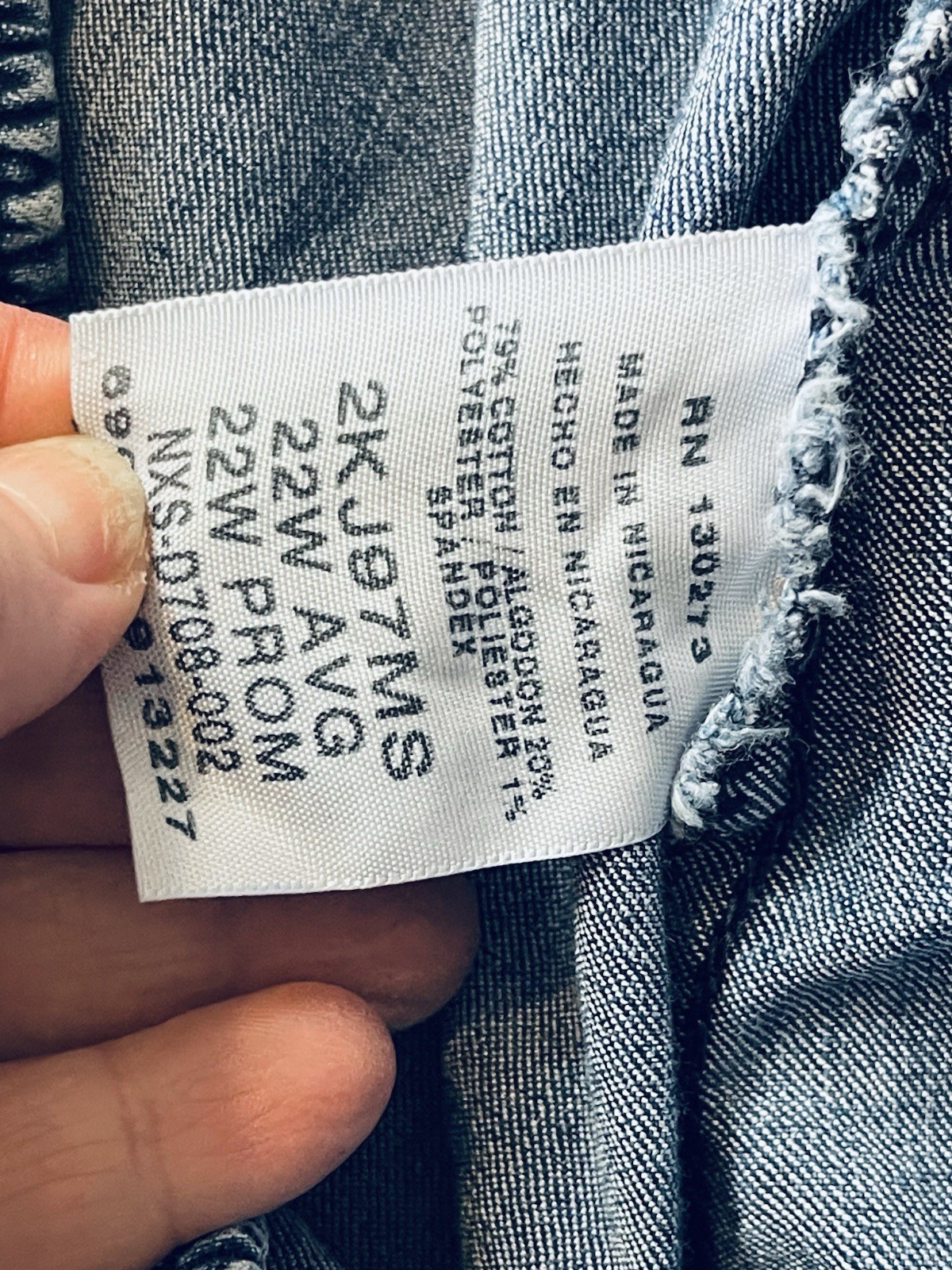 Vintage Chic Pull On Elastic Waist Ladies Pants Jeans Capri Denim Lot Size 22W