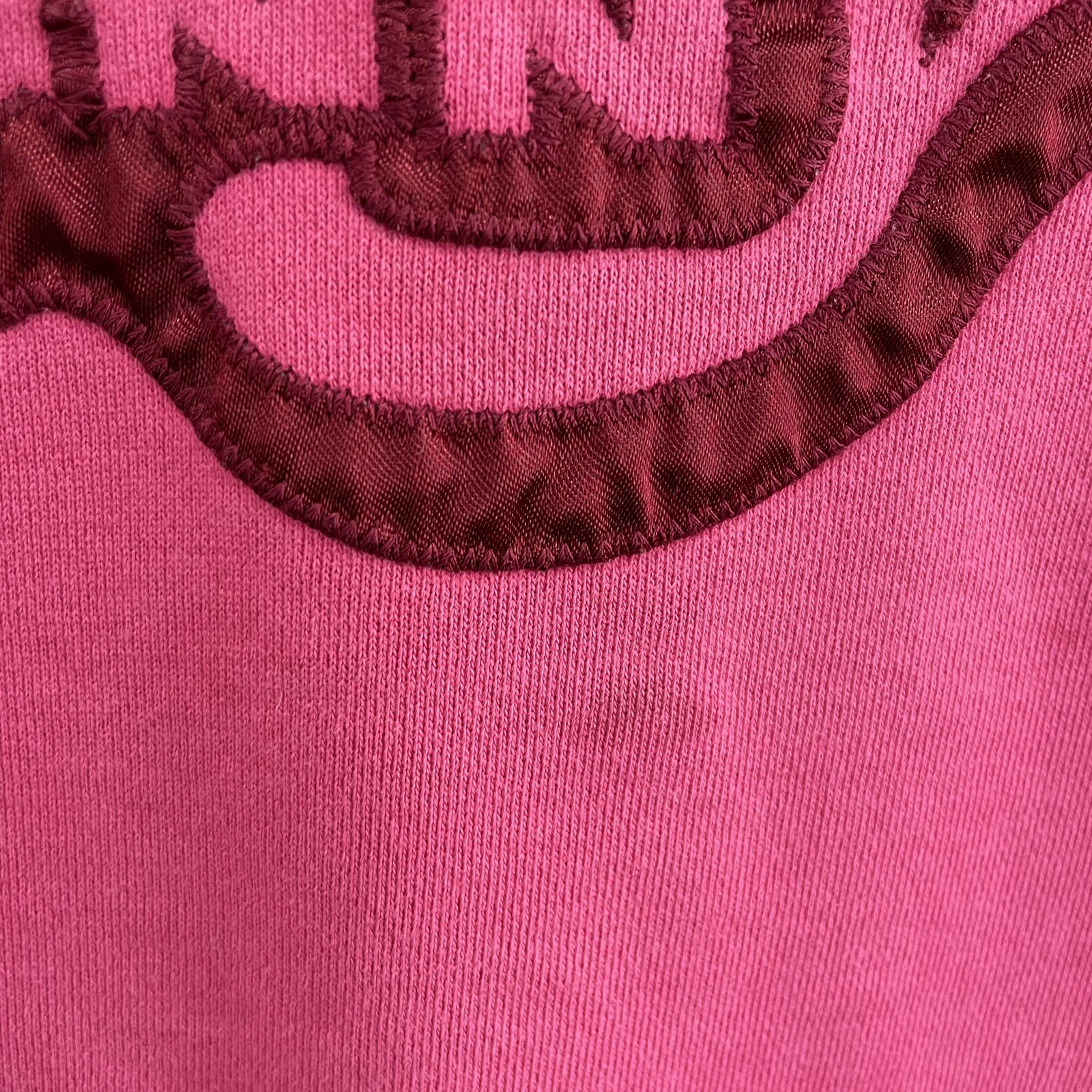 Y2K Vintage Old Navy Hoodie Sweatshirt 2XL Pink Snow Bunny Cyber Fairy Grunge