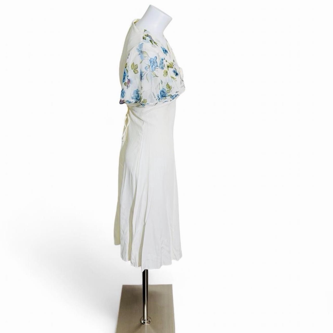 Vintage French Country Provincial romantic wedding dress size small medium 7/8
