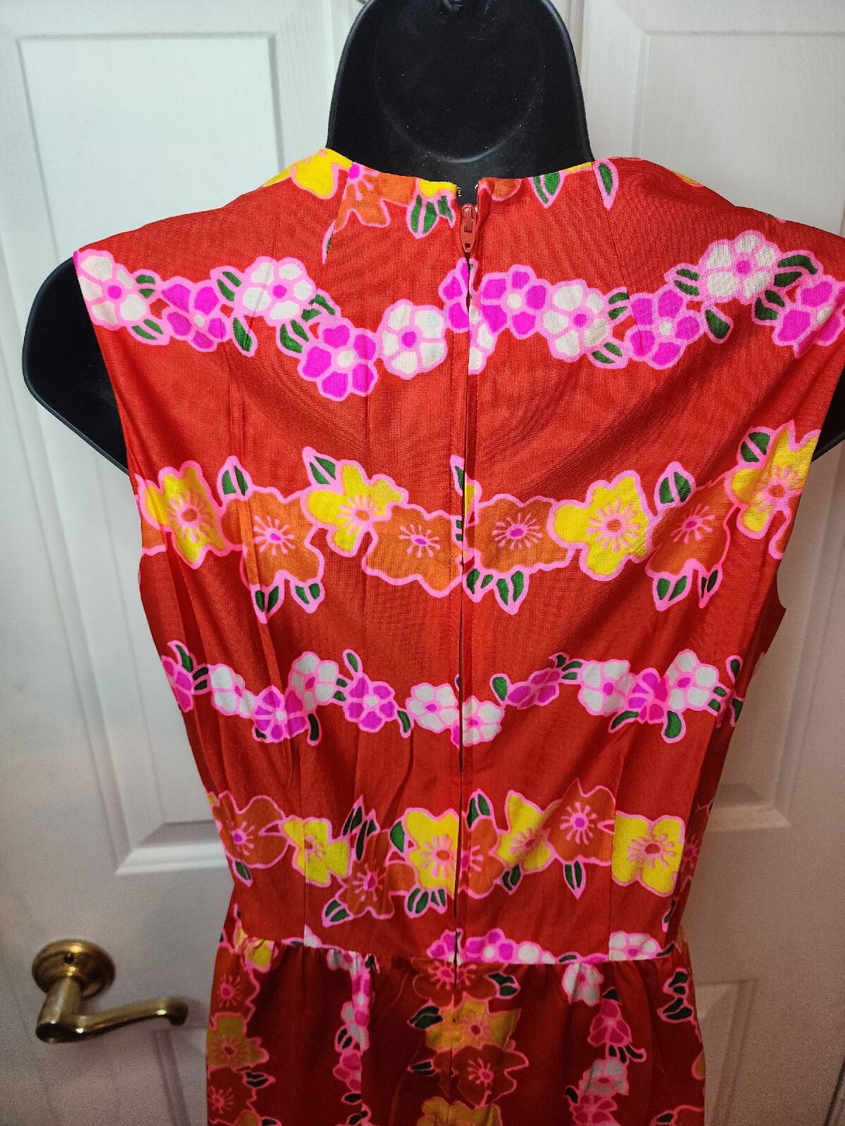 Tanner Of North Carolina Vintage Red Hawaiian Dress Women’s Size 8