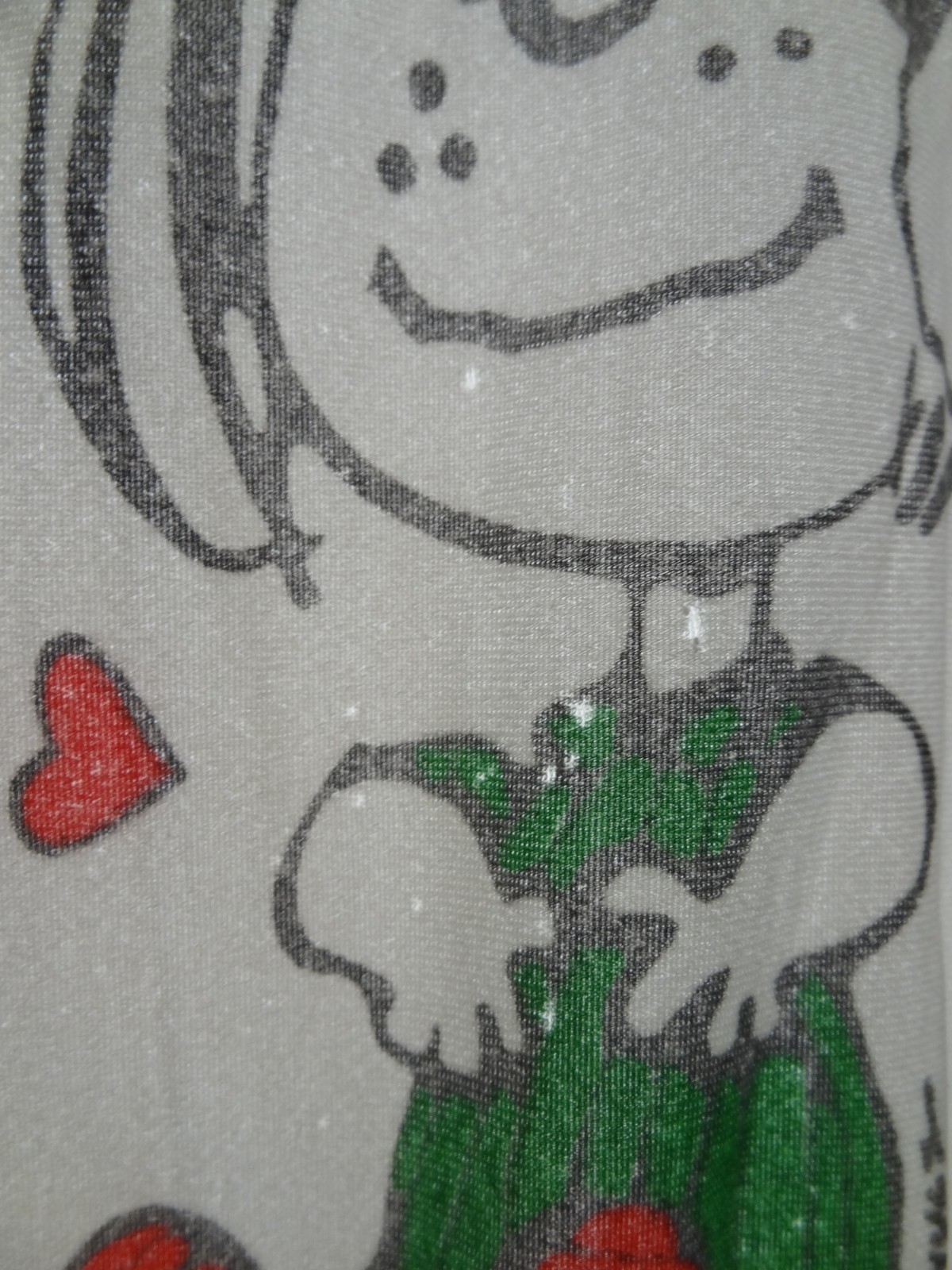 Sears 38-40 VTG Nightgown Night Shirt Snoopy Peppermint Patty Thin 60s 70s 72101