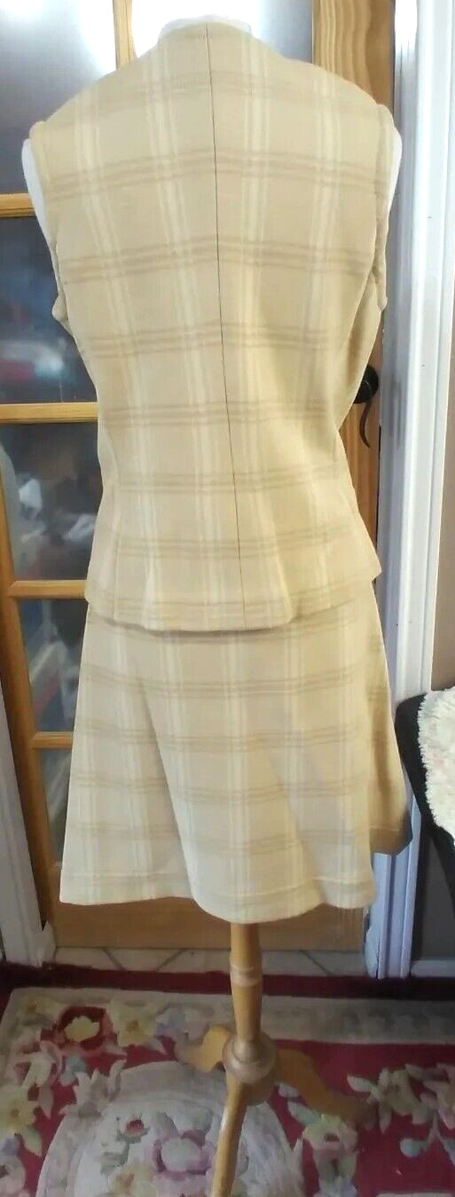 Vintage Amalfi 60s Italian Wool Suit Womens 2pc Hand Loomed Rare Bullocks Sz 14