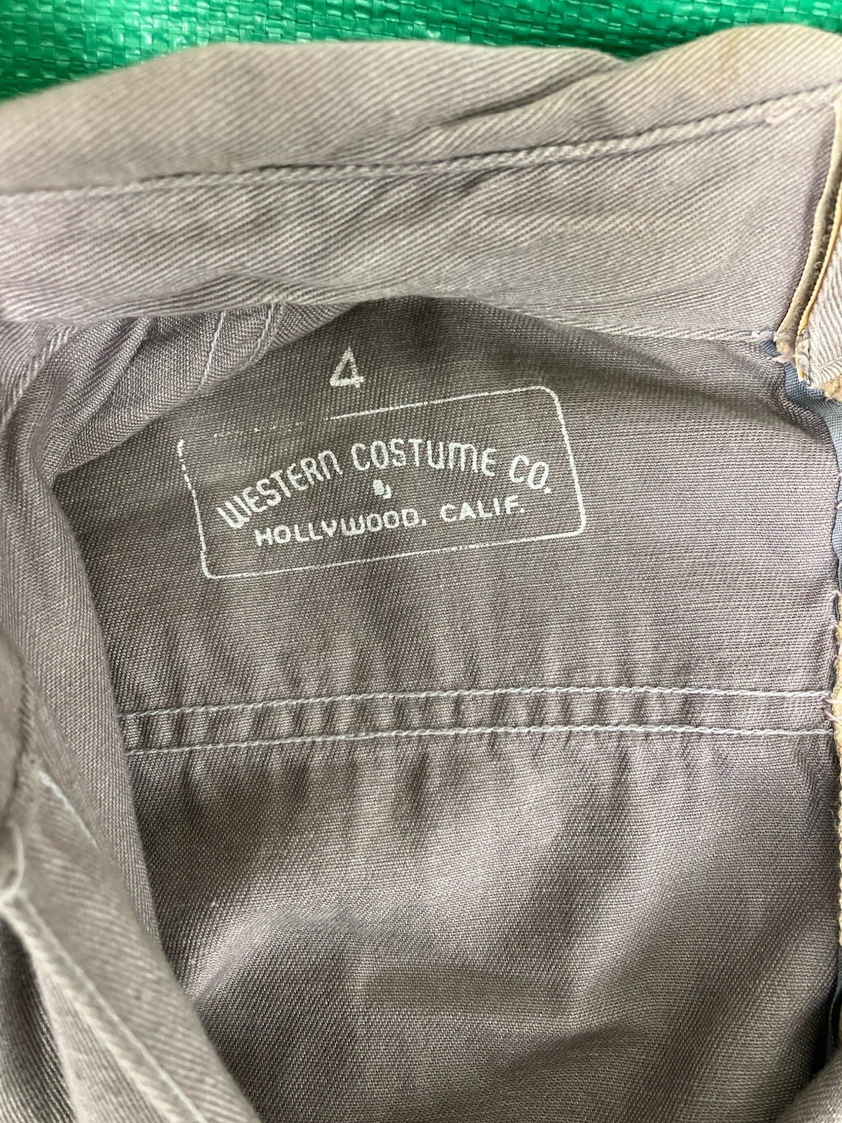 Vintage Western Costume Co Hollywood Calif Overall
