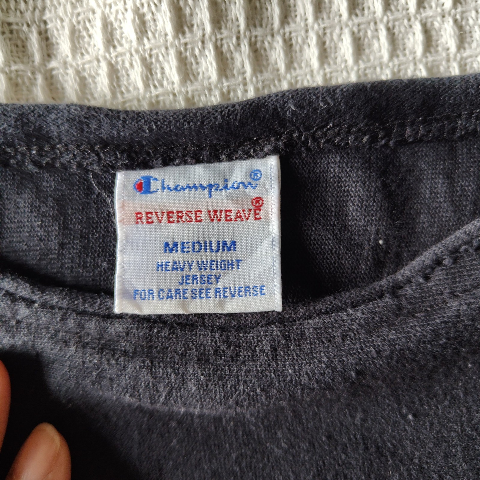 Vintage Champion Reverse Weave Heavyweight T-Shirt NAAA 66 Graphic M