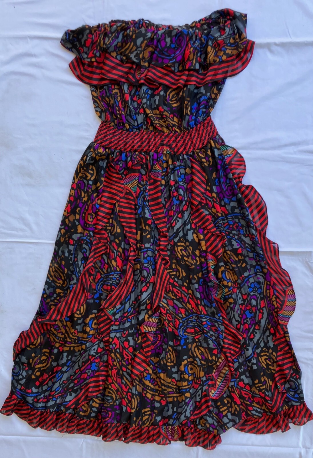 ASSORTI for Susan Freis Vintage c1980 Dress, Medium size