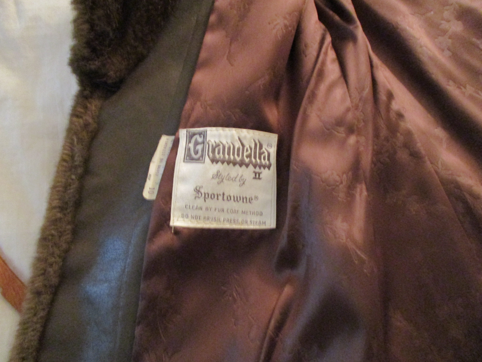 Grandella II Styled By Sportowne Fur Coat (Brown) AT BLACK FRIDAY PRICES
