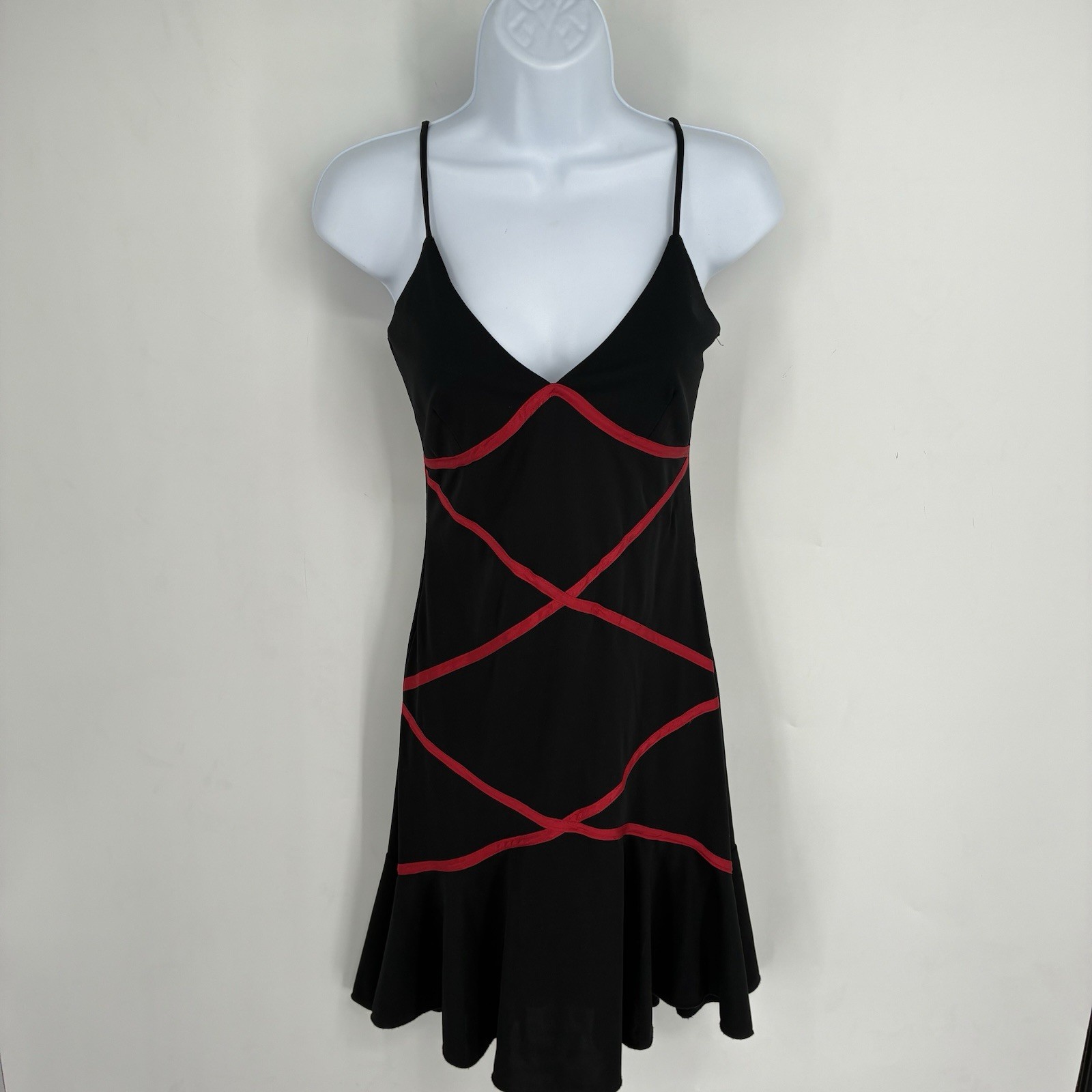 Vintage 90s Taboo Small Black Mini Dress Whimsigoth Grunge Goth Emo Punk Hoco