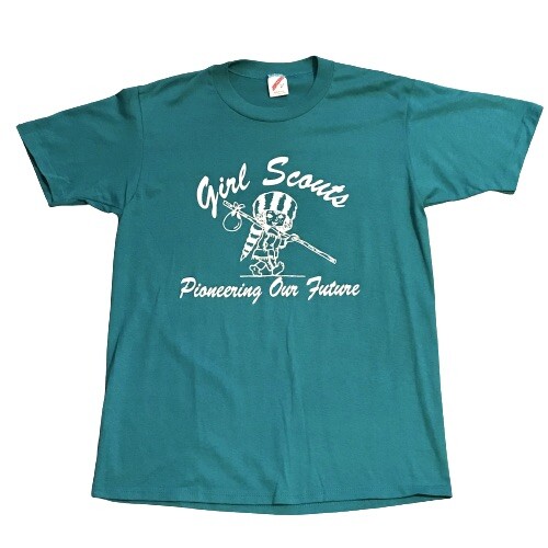 Vintage Girl Scout Pioneering Our Future Tee Shirt