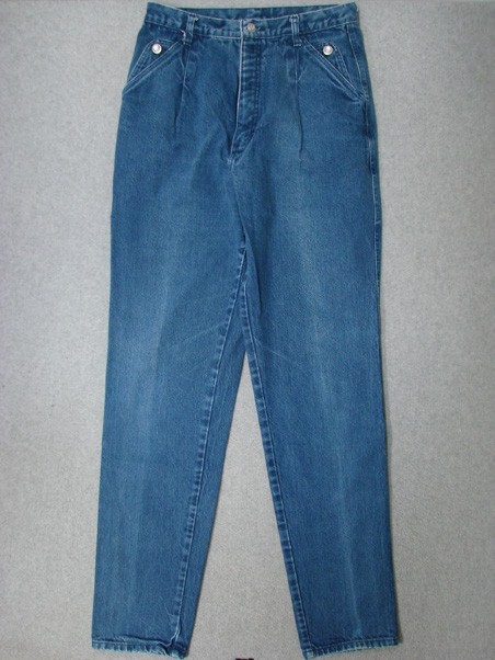 UB05415 VINTAGE 1980s **WRANGLER** HI RISE TAPERED WOMENS JEANS sz15/16×36