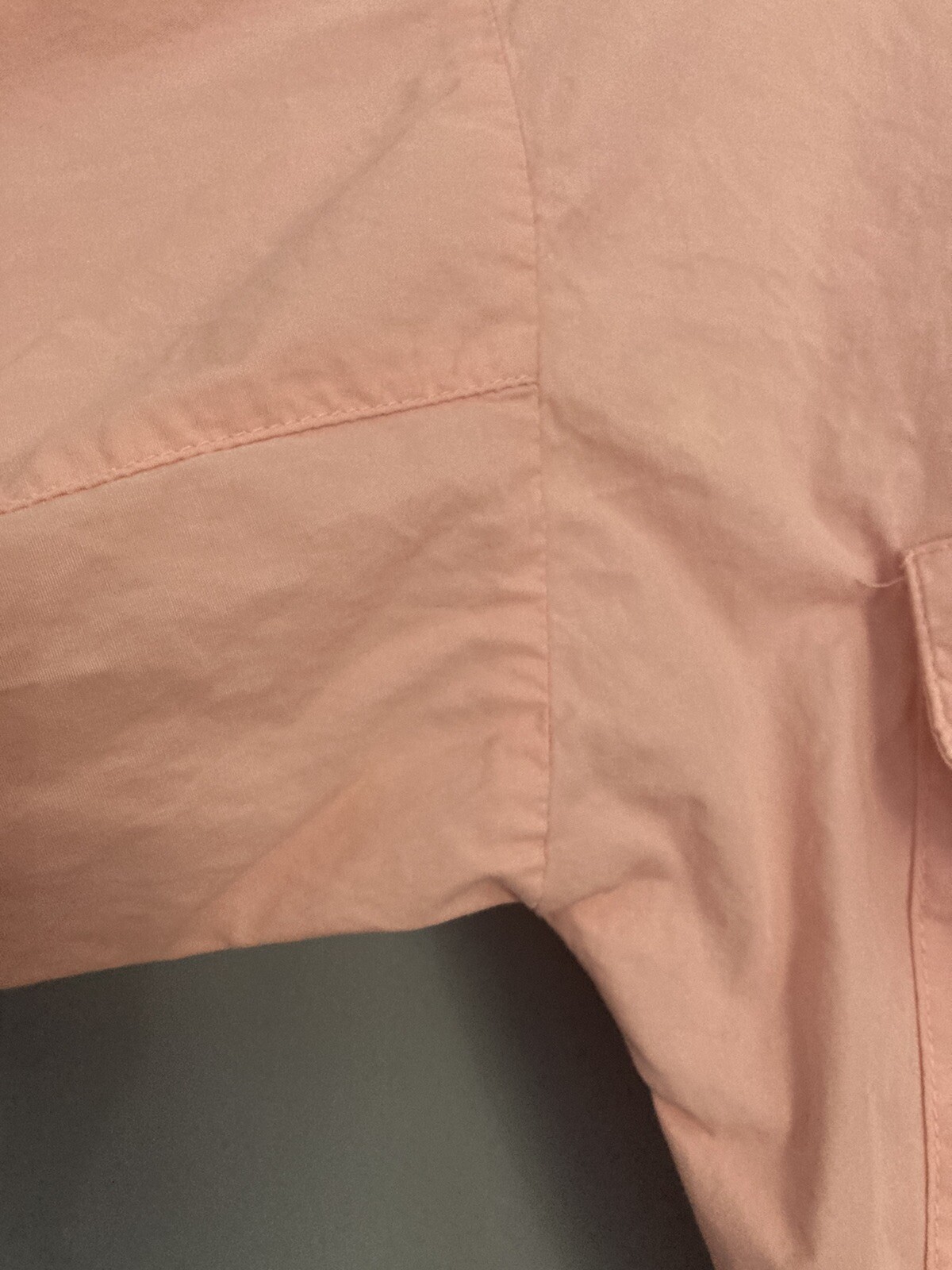 Vintage Saint Germain Paris Pink Jumpsuit Cotton Long Sleeve S/M