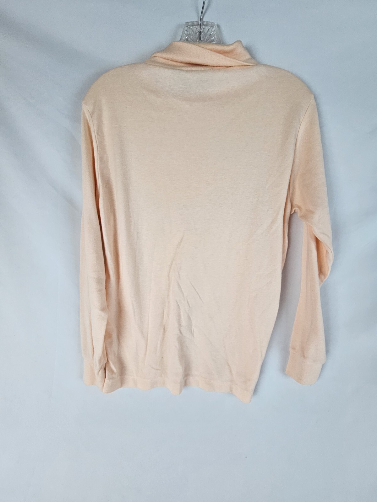 Vtg Womens Headliners Tommy Hilfiger Collection Peach Turtleneck Size Small