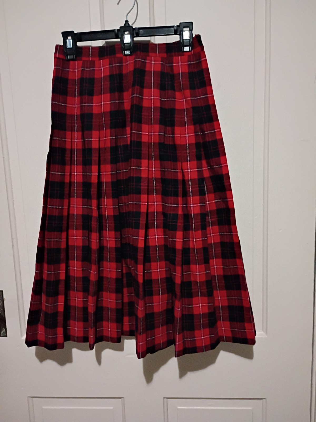 VTG Pendleton Pleated Skirt Size 10 Cunningham Clan 100% Wool