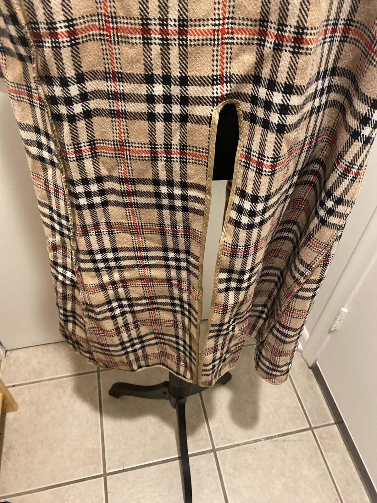 VTG Europe Craft Exclusive Import Long Vest Sack Material Inner Pocket Unique