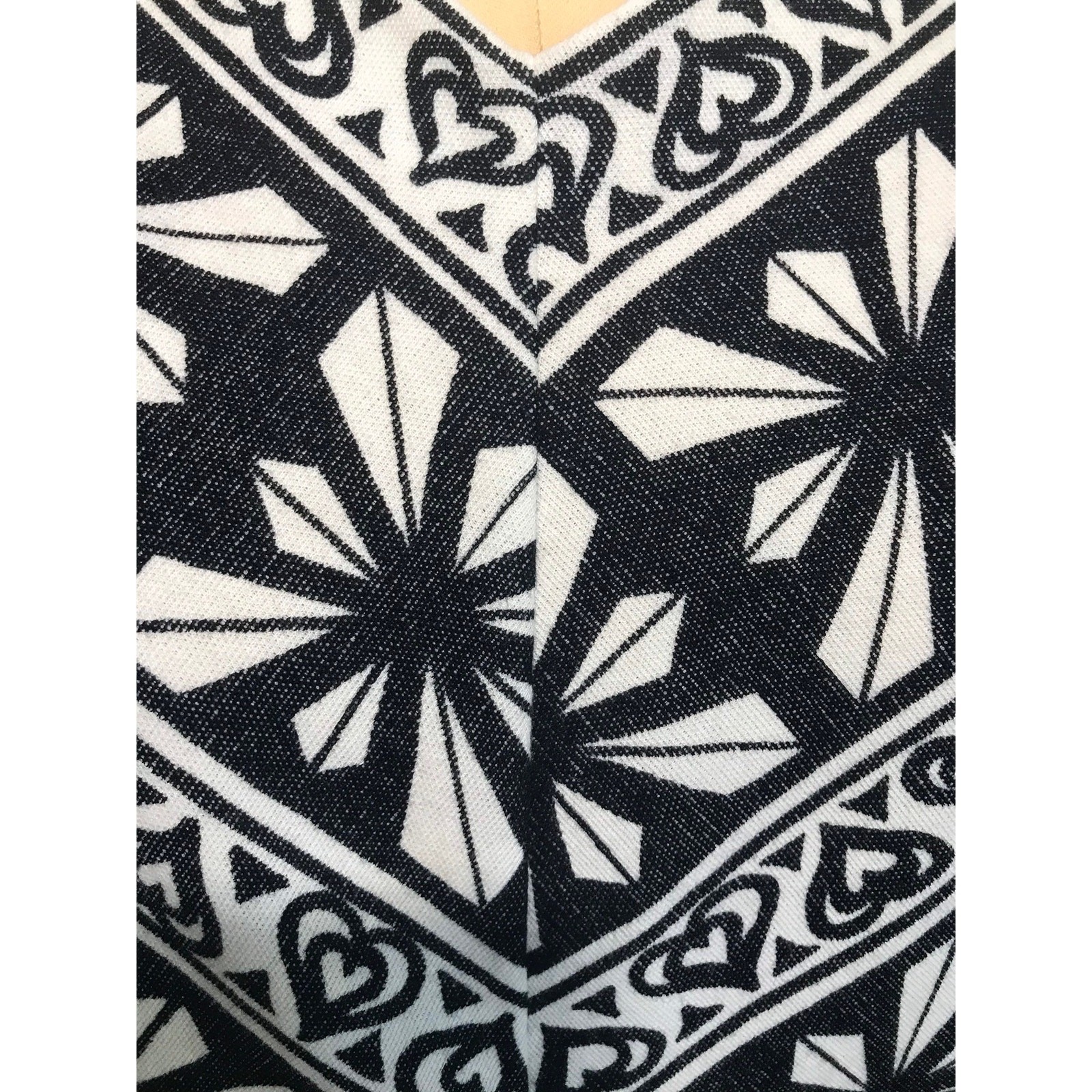 1960s Golden Finn Dress Marimekko Style Op Art Cotton A Line Go Go