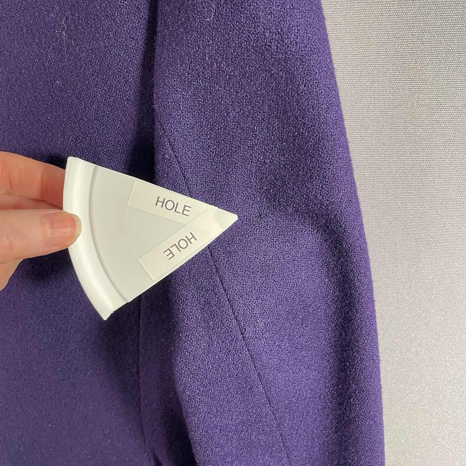 Vintage 1980’s Pendleton Wool Crepe Suit Skirt Blazer Purple USA Sz 8 *READ*