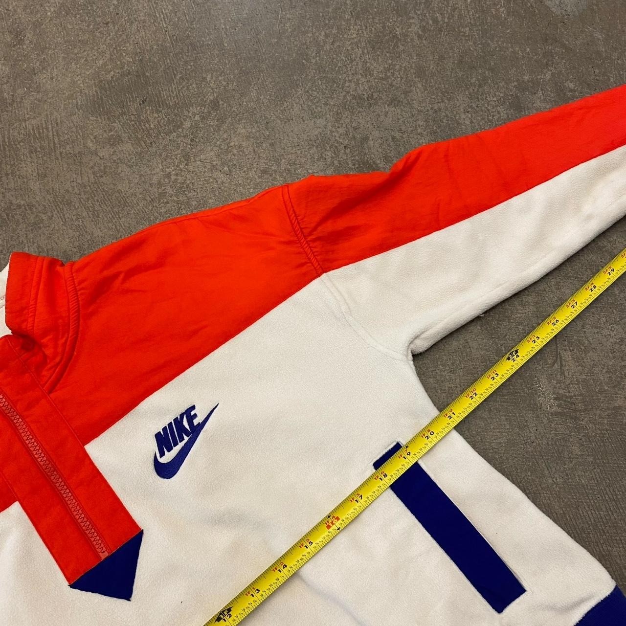 Vintage Nike Colorblock Quarter Zip Fleece Jacket Womens Size Medium