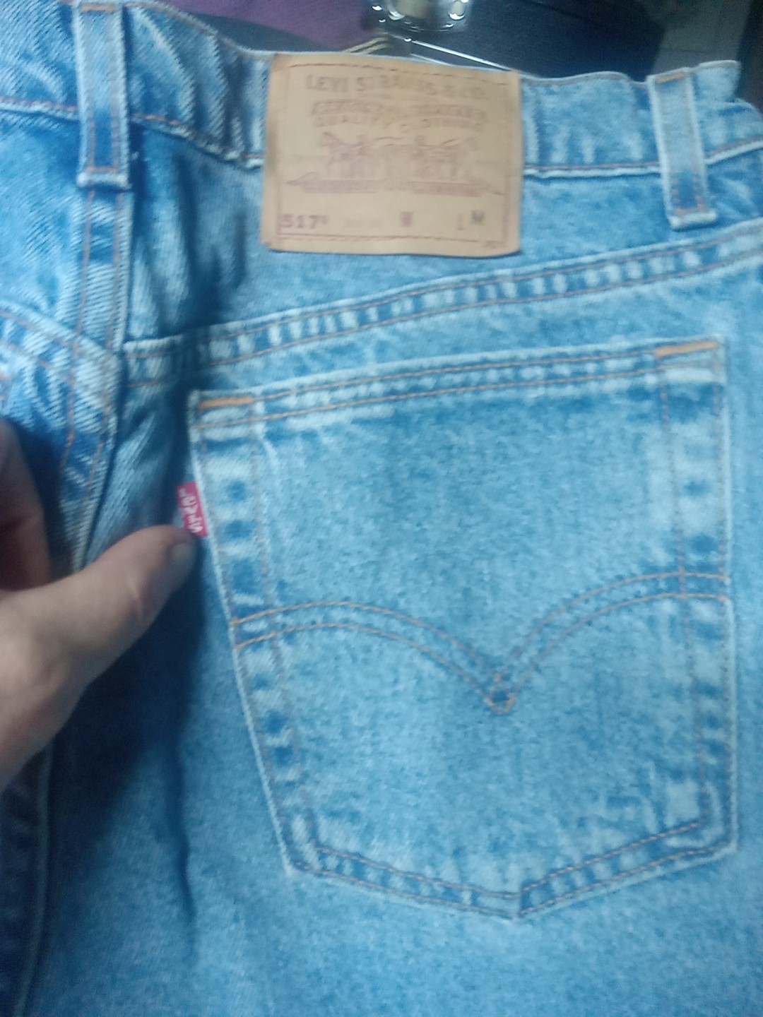Levi’s 517 Boot Cut Size 12Vintage Reg M Unworn W/out Tags 90s Denim Red Tab