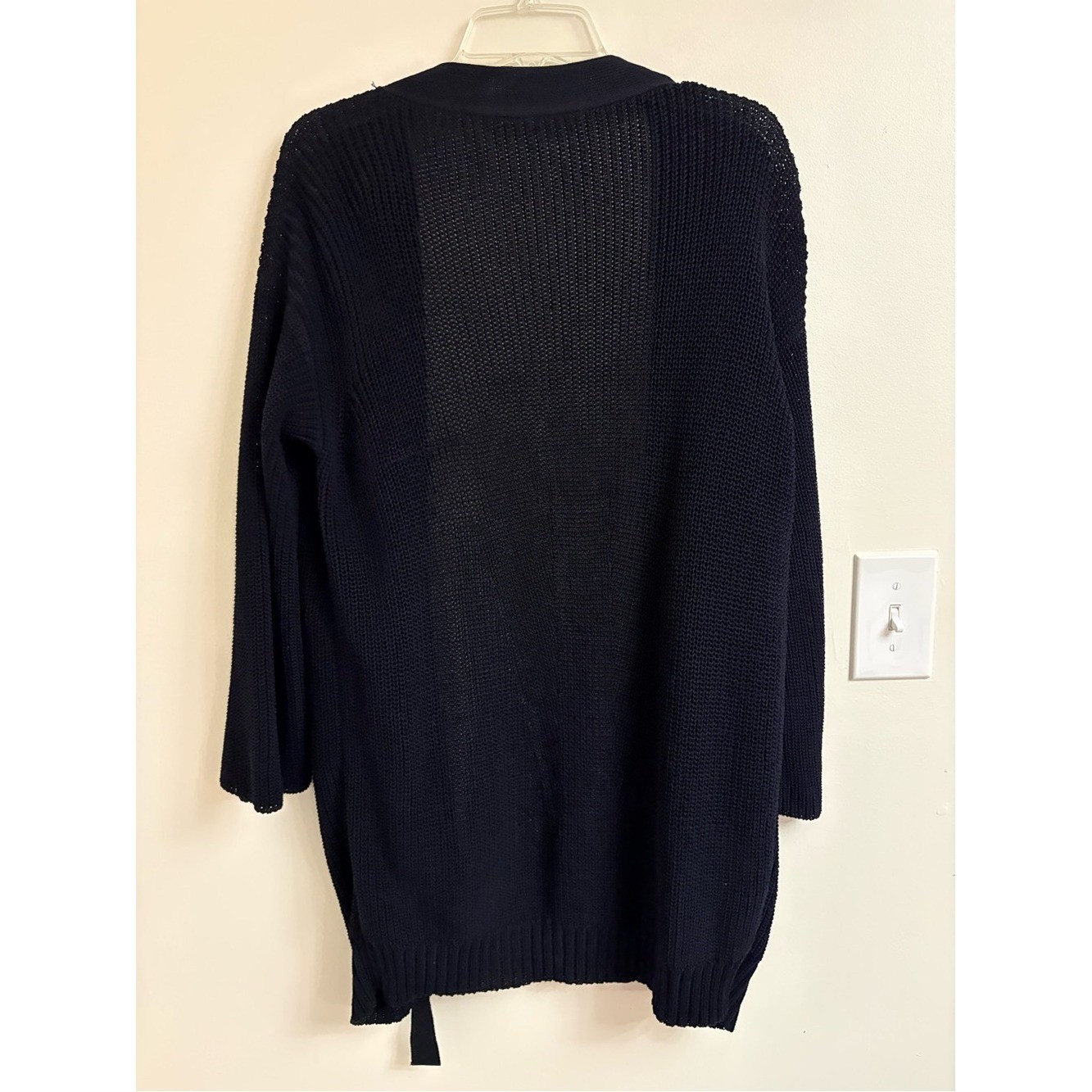 Les Copains Italy Oversized Cotton Cocoon Cardigan S Luxury quiet luxury