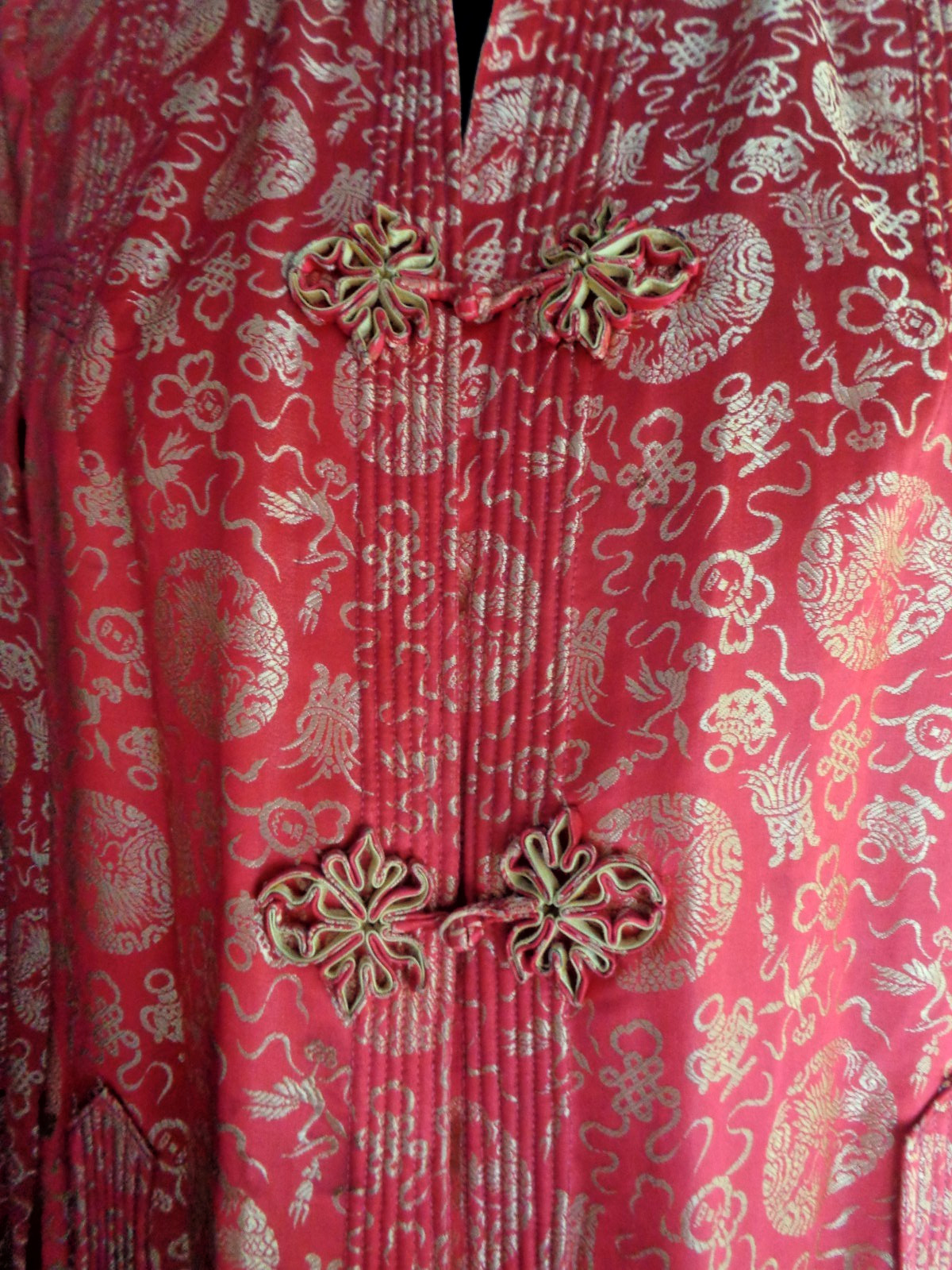 Vintage Chinese jacket swing type large red
